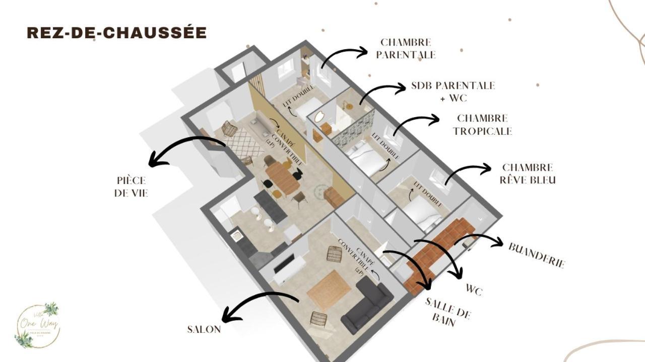 Oneway, Piscine Privee, Classee 3 Etoiles Villa Sainte-Rose